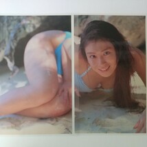 『雑誌グラビア ラミネート加工』O-1358『雛形あきこ 写真集 ヒナのはみかみ笑い』ヤングマガジン 平成8年1月9日号 B5 9枚18ページ ※15 _画像8