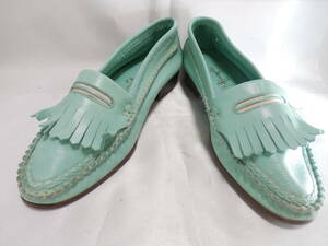  Ginza Kanematsu * original leather Loafer * made in Japan *23.5* trying on only * search ....23.5