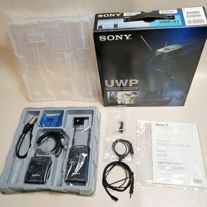 ワイヤレスマイクロホンパッケージ SONY UWP-V1 UTX-B2 URX-P2 業務用 プロ仕様 ピンマイク(80)