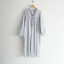 2023 / 未使用 / journal standard luxe購入品 / TOUJOURS トゥジュー / BLOCK PRINT SMOCK DRESS ワンピース ドレス 2 / 2309-0889_画像1