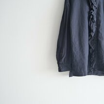 TOUJOURS トゥジュー / WASHED LINEN RUFFLE SHIRT シャツ 2 / 2306-1348_画像3