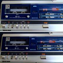 SHARP DUAL-PLAY DISC STEREO SYSTEM VZ-V2 レコード両面演奏 AM FM ラジオ カセットデッキ 動作品！_画像9