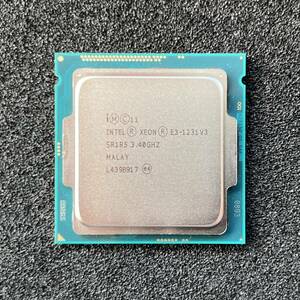 XEON E3-1231 V3 ×1枚 Intel CPU 3.40GHz SR1R5 4コア 8スレッド ソケット FCLGA1150 サーバー用 動作確認済