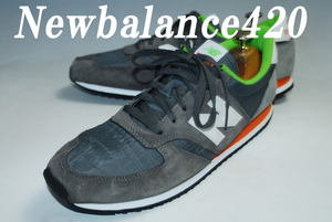 ◆DSC6186◆驚愕の2222円完全売り切り！New Balance◆ニューバランス/NB420/グリーン/28㎝/D/ロー/良品◆存在感抜群！注目の１足！