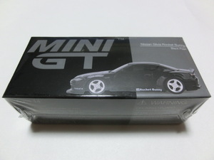 MINI GT 1/64 Rocket Bunny Nissan シルビア S15 ブラックパープル 右ハンドル MGT00602-R 新品