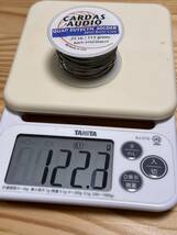 CARDAS AUDIO QUAD EUTECTIC SOLDER With Rosin Core カルダス音響用はんだ 200g超 0.8Φ 銀・銅入り 有鉛_画像4