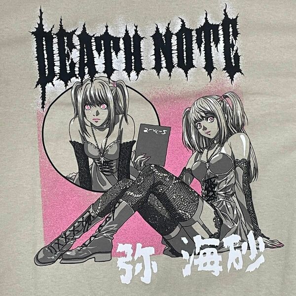 【公式レアプリ】DEATH NOTE 弥海砂 ミサ BOOK Tシャツ TEE 