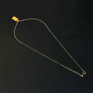 【1円スタート】ゴールド ネックレス 金ネックレス 925 刻印あり 18kgp 金 ペンダント ゴールドバー レディース メンズ gold necklace 356