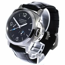 パネライ PANERAI PAM01360 ルミノール ビテンポ パワーリザーブ 自動巻き メンズ 極美品 箱・保証書付き_804145_画像3