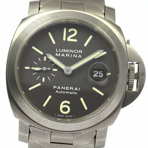 パネライ PANERAI PAM00279 ルミノールマリーナ デイト スモールセコンド 自動巻き メンズ _805084