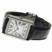 カルティエ CARTIER W5200005 タンクソロ SM クォーツ レディース _804175_画像2