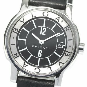 ブルガリ BVLGARI ST29S ソロテンポ デイト クォーツ レディース _802487