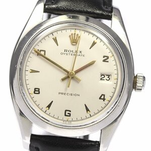 ロレックス ROLEX 6694 プレシジョン オイスターデイト Cal.1215 手巻き ボーイズ _804306