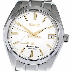 セイコー SEIKO SBGA059/9R65-0AE0 グランドセイコー パワーリザーブ スプリングドライブ メンズ 箱付き_804056