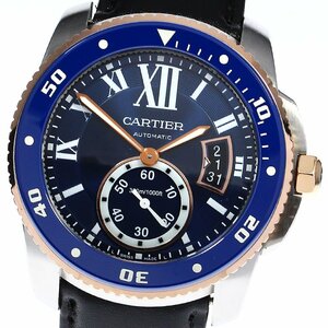 カルティエ CARTIER W2CA0008 カリブルドゥカルティエ ダイバー デイト 自動巻き メンズ _806220