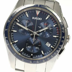 ラドー RADO R32259203 ハイパークローム クロノグラフ クォーツ メンズ 保証書付き_805529