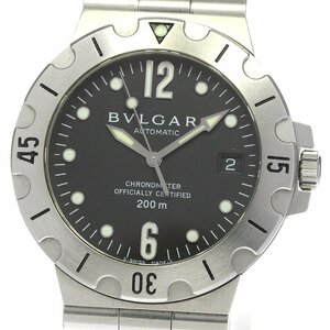 ブルガリ BVLGARI SD38S ディアゴノ スクーバ デイト 自動巻き メンズ _805797