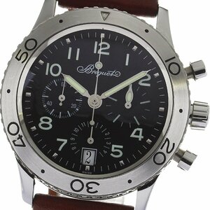  Breguet Breguet 3820ST/H2/3W6 trance Atlantic type XX chronograph self-winding watch men's box * written guarantee attaching ._805744