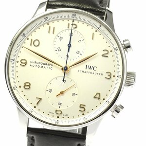 IWC IWC SCHAFFHAUSEN IW371445 ポルトギーゼ クロノグラフ 自動巻き メンズ _805011