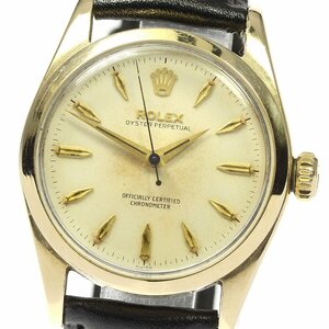 ロレックス ROLEX 6634 オイスターパーペチュアル Cal.1030 自動巻き ボーイズ 箱付き_803791