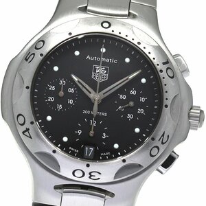  TAG Heuer TAG HEUER CL2110.BA0700 drill um chronograph self-winding watch men's written guarantee attaching ._783391