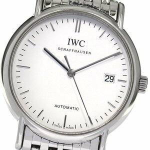 IWC SCHAFFHAUSEN IW353303 Portofino Date self-winding watch men's _803377