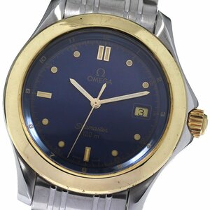 オメガ OMEGA 2411.80 シーマスター120 YGベゼル デイト クォーツ メンズ _806479