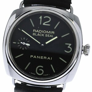 Panerai Panerai PAM00183 Радиомел черный уплотнение маленькая подержанная мужская коробка и гарантия _805518