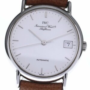 IWC SCHAFFHAUSEN IW351320 ポートフィノ デイト 自動巻き メンズ _807930