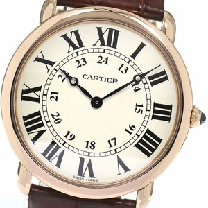  Cartier CARTIER W6800251 long do Louis K18PG hand winding men's superior article _807883