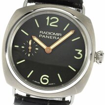 パネライ PANERAI PAM00338 ラジオミール スモールセコンド 手巻き メンズ 箱・保証書付き_808867_画像1