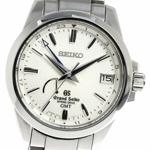 セイコー SEIKO SBGE009/9R66-0AE0 グランドセイコー GMT パワーリザーブ スプリングドライブ メンズ _806584