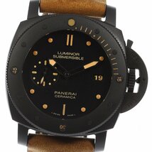 パネライ PANERAI PAM00508 サブマーシブル1950 セラミカ 3DAYS 自動巻き メンズ 箱・保証書付き_805721_画像1