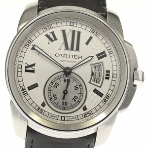 カルティエ CARTIER W7100013 カリブルドゥカルティエ スモールセコンド 自動巻き メンズ _806612