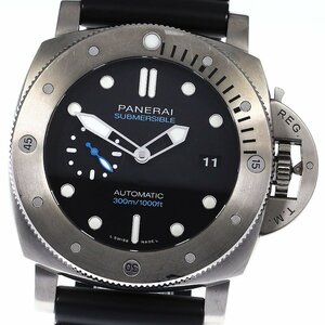 パネライ PANERAI PAM01305 ルミノール1950 サブマーシブル 3デイズ チタニオ 自動巻き メンズ 箱・保証書付き_641932