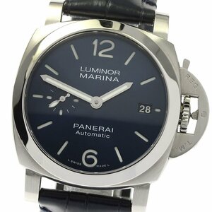  Panerai PANERAI PAM01370ru Minaux ruk Alain ta small second самозаводящиеся часы мужской хорошая вещь коробка * с гарантией ._807828