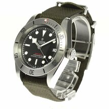 チュードル TUDOR 79730 ブラックベイ スチール デイト 自動巻き メンズ 良品 箱・保証書付き_807599_画像3