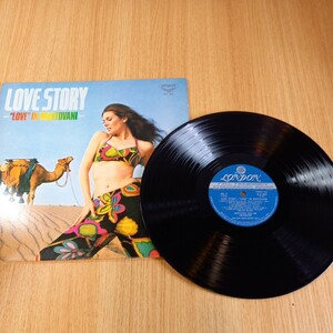 N5104 ラブストーリー LOVE STORY ある愛の詩 LOVE イン・マントヴァーニ LP レコード LP盤 映画 サントラ レトロ 洋楽 洋画 枚 送料510円