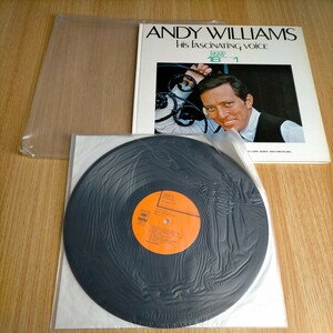 H1712 Andy Williams His Fascinating Voice ムードポップス アンディ・ウィリアムス LP盤 LPレコード 洋楽 昭和レトロ 送料全国一律710円