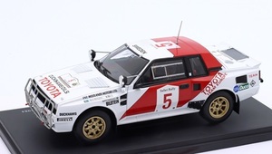 Altaya　1/24　トヨタ・セリカ ツインカムターボ　#5　B．ワルデガルド 1984サファリラリー優勝