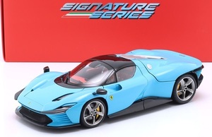 ブラーゴ・シグネチャー　1/18　フェラーリ・デイトナ SP3 Closed Top　blue　2022