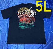 T&C surf ネイビー色 半袖Tシャツ メンズ大きいサイズ 5L_画像1