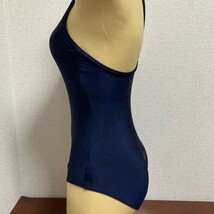 C485ストレッチ♪1円スタート！シンプルネイビーの女子スク水♪アンダーやコレクションや撮影会にも♪サイズM_画像3