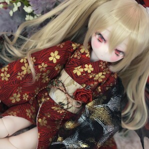 【ぐるぐる】DDH-29 SW肌 ドルフィードリーム MDD Dollfie Dream カスタムヘッド + 碁石アイ2種 パテ盛り ※小難ありの画像8