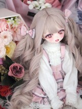 【ぐるぐる】DDH-27 SW肌 ドルフィードリーム MDD Dollfie Dream カスタムヘッド + 碁石アイ2種 + 舌パーツ パテ盛り ※小難あり_画像5