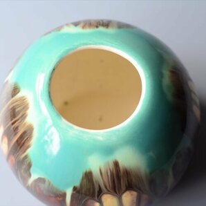 ドイツから ヴィンテージ 陶器の花瓶 花器 Art pottery フラワーポット 一輪挿し フラワーベース ミッドセンチュリー アンティーク_ig3820の画像7
