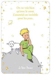 箔押し加工　Le Petit Prince 星の王子様ポストカード②　フランス直輸入