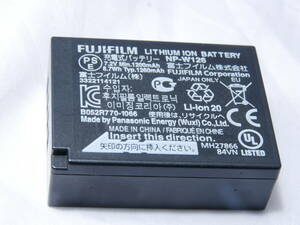 富士フイルム充電式バッテリーNP-W126