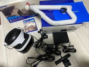 PSVR CUHJ-16003 PlayStation 4周辺機器　FAR POINTソフトとシューティングコントローラー付き