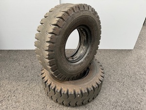 フォークリフト　中古　エアータイヤ　6.00-9 10PR ダンロップ　DUNLOP POWERLIFTER 2本